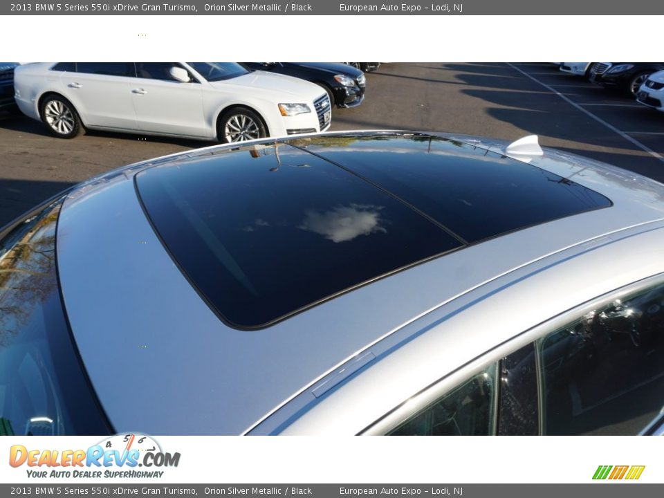 2013 BMW 5 Series 550i xDrive Gran Turismo Orion Silver Metallic / Black Photo #15