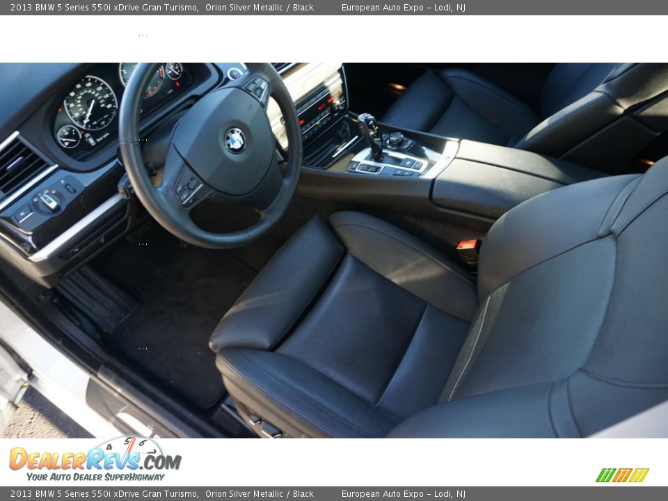2013 BMW 5 Series 550i xDrive Gran Turismo Orion Silver Metallic / Black Photo #16