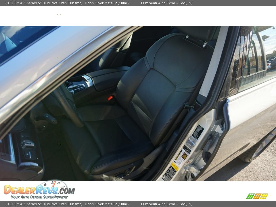 2013 BMW 5 Series 550i xDrive Gran Turismo Orion Silver Metallic / Black Photo #17
