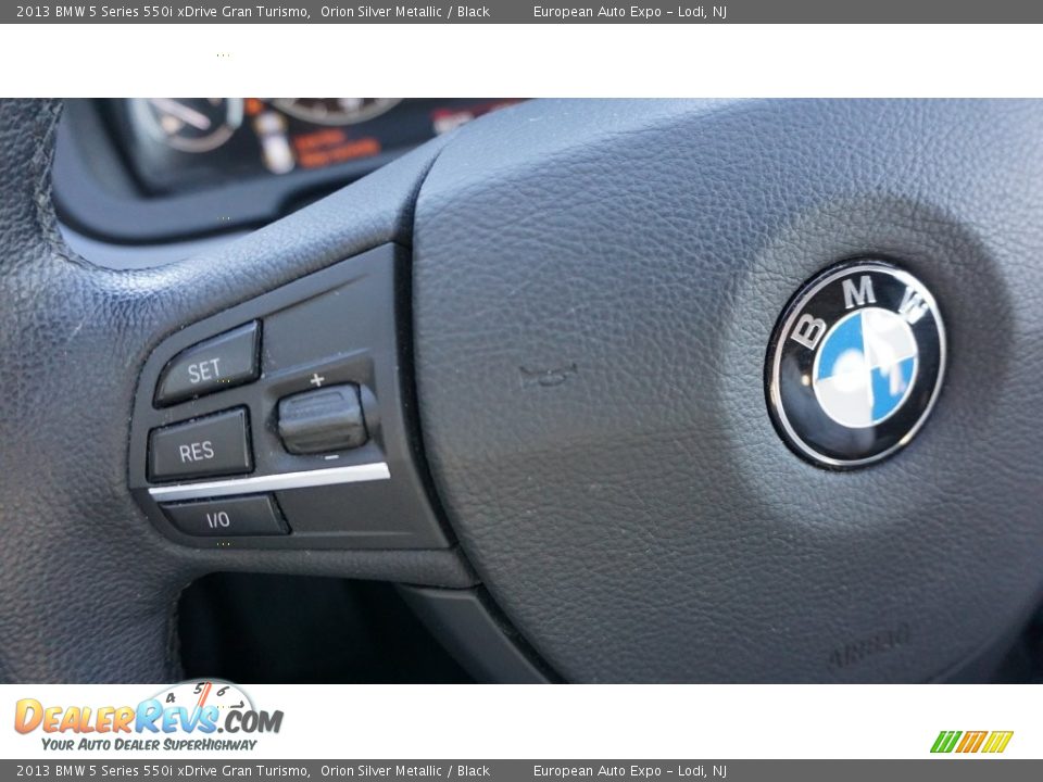 2013 BMW 5 Series 550i xDrive Gran Turismo Orion Silver Metallic / Black Photo #32