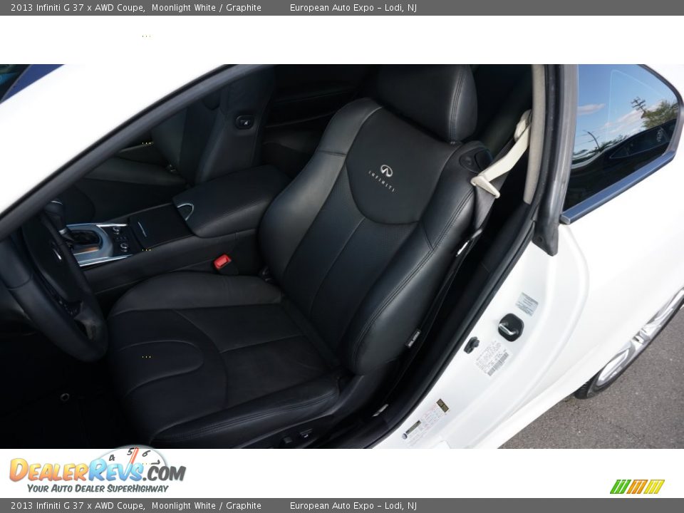 2013 Infiniti G 37 x AWD Coupe Moonlight White / Graphite Photo #15