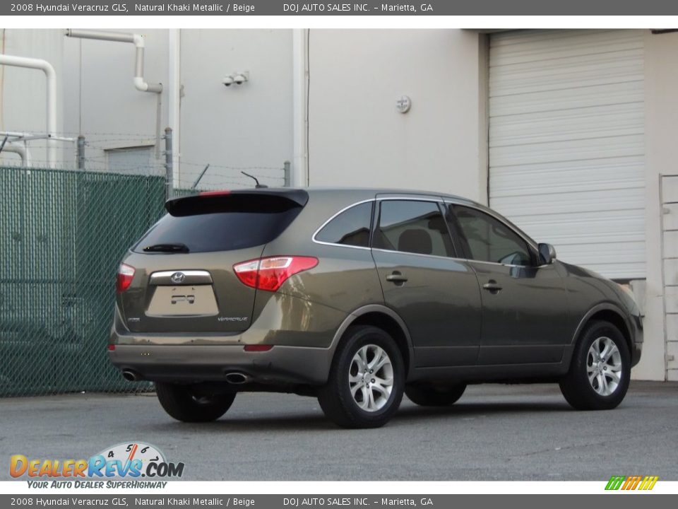 2008 Hyundai Veracruz GLS Natural Khaki Metallic / Beige Photo #25