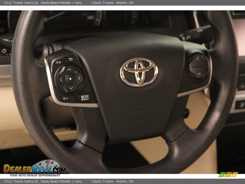 2012 Toyota Camry LE Sandy Beach Metallic / Ivory Photo #6