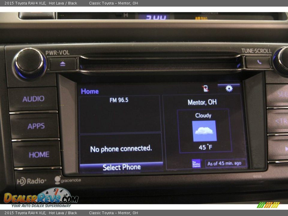 Controls of 2015 Toyota RAV4 XLE Photo #9