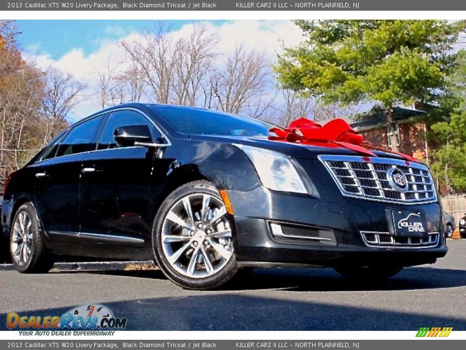 2013 Cadillac XTS W20 Livery Package Black Diamond Tricoat / Jet Black Photo #12