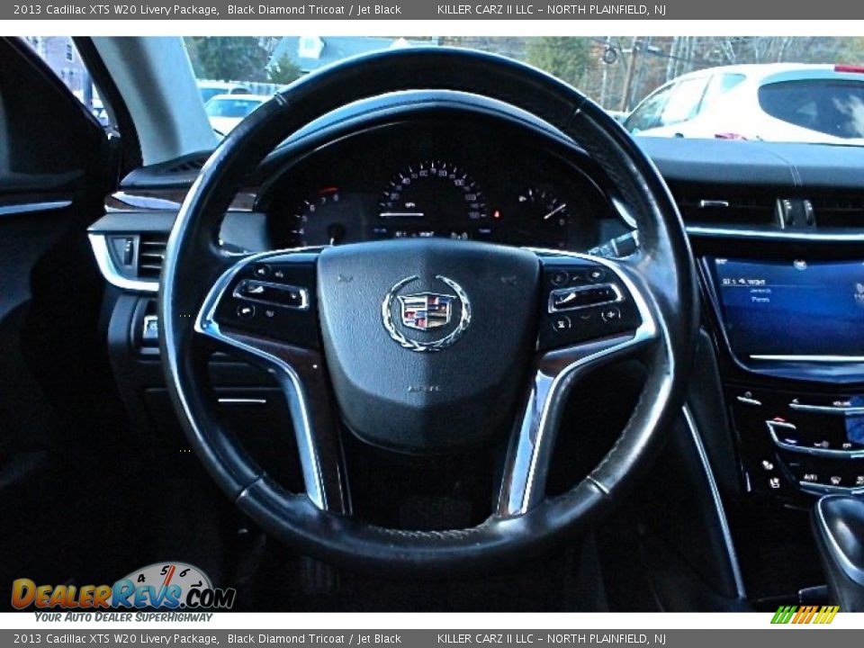 2013 Cadillac XTS W20 Livery Package Black Diamond Tricoat / Jet Black Photo #26