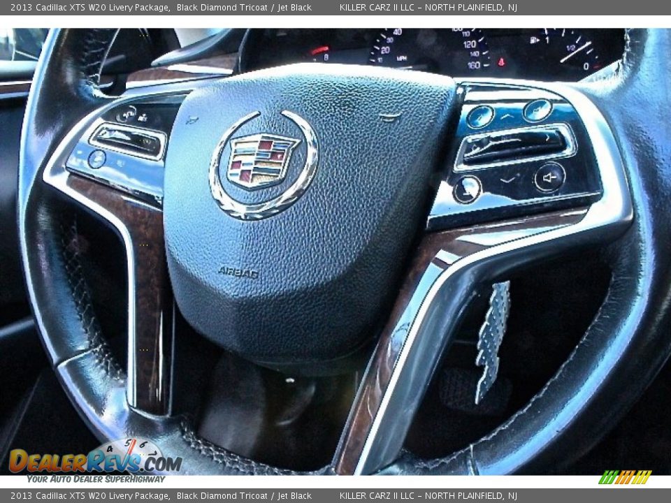 2013 Cadillac XTS W20 Livery Package Black Diamond Tricoat / Jet Black Photo #27