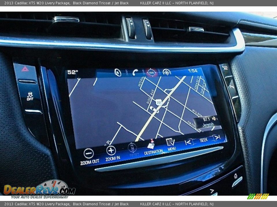 2013 Cadillac XTS W20 Livery Package Black Diamond Tricoat / Jet Black Photo #31