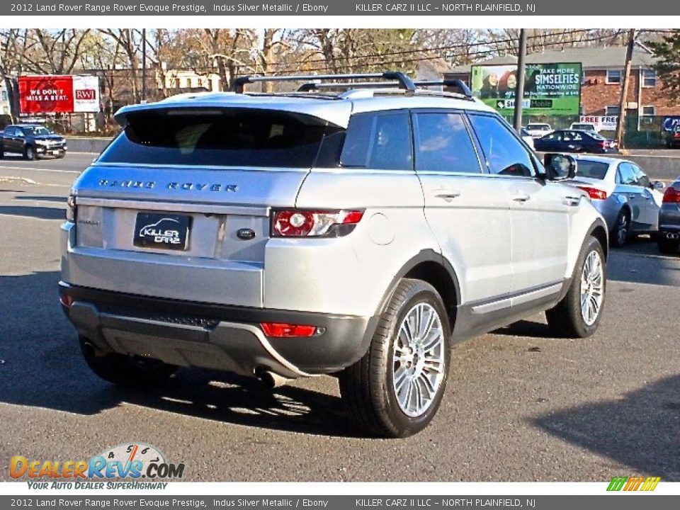 2012 Land Rover Range Rover Evoque Prestige Indus Silver Metallic / Ebony Photo #9