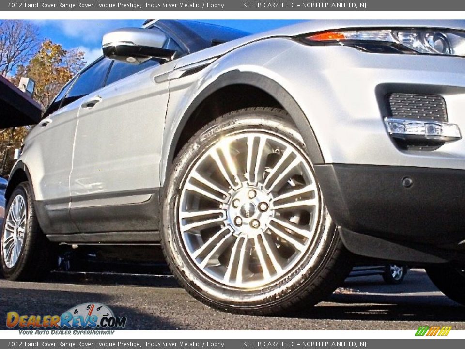 2012 Land Rover Range Rover Evoque Prestige Indus Silver Metallic / Ebony Photo #13