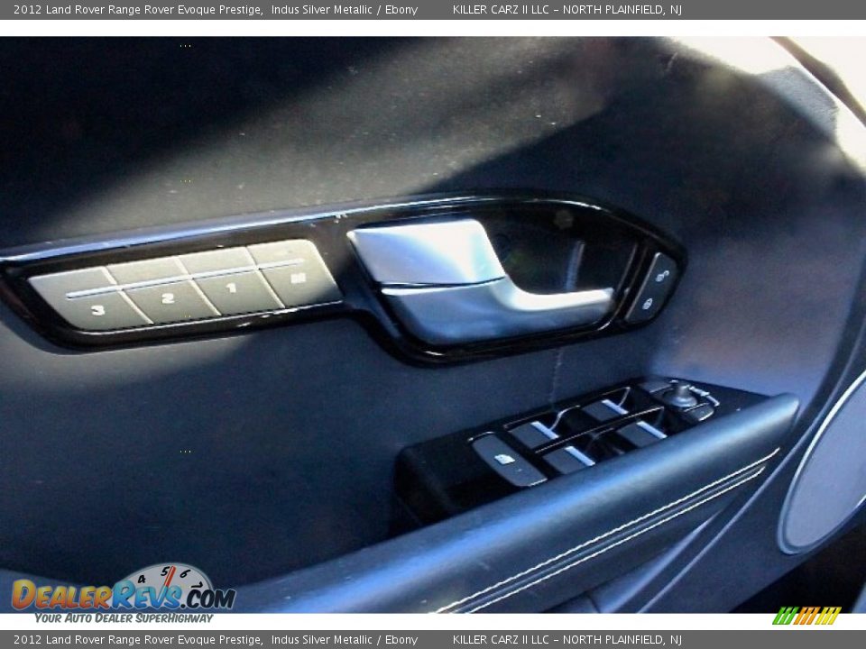 2012 Land Rover Range Rover Evoque Prestige Indus Silver Metallic / Ebony Photo #17
