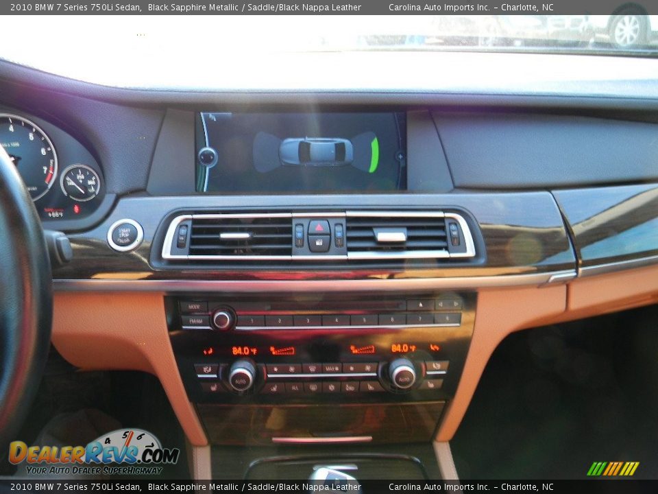2010 BMW 7 Series 750Li Sedan Black Sapphire Metallic / Saddle/Black Nappa Leather Photo #16