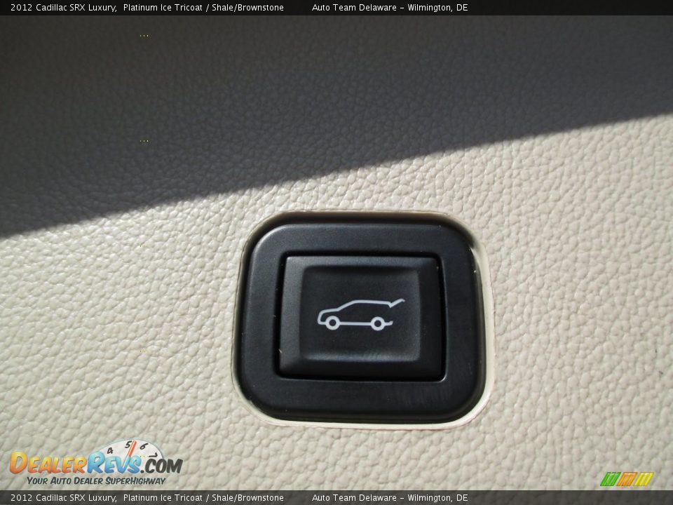 2012 Cadillac SRX Luxury Platinum Ice Tricoat / Shale/Brownstone Photo #25