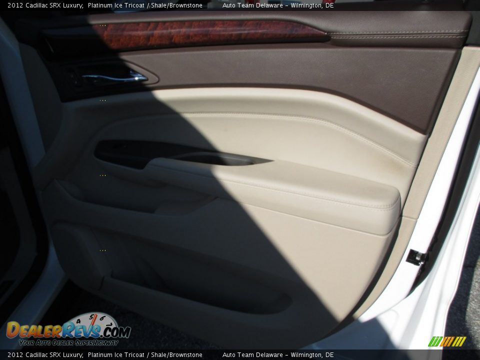 2012 Cadillac SRX Luxury Platinum Ice Tricoat / Shale/Brownstone Photo #29