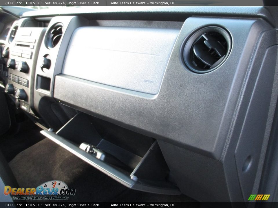 2014 Ford F150 STX SuperCab 4x4 Ingot Silver / Black Photo #20