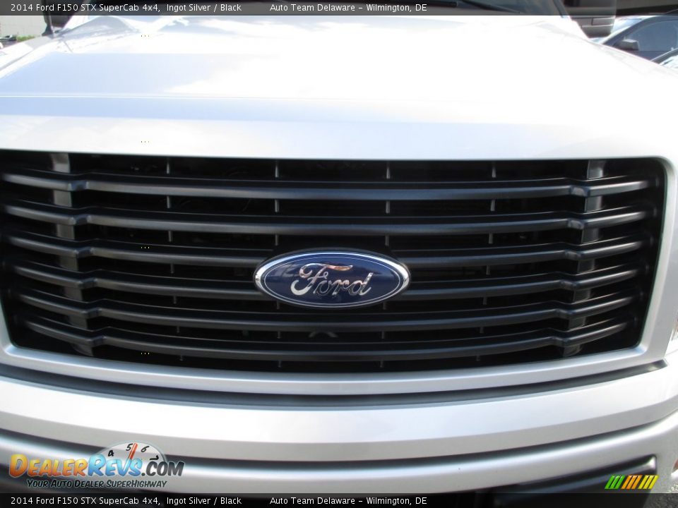 2014 Ford F150 STX SuperCab 4x4 Ingot Silver / Black Photo #32