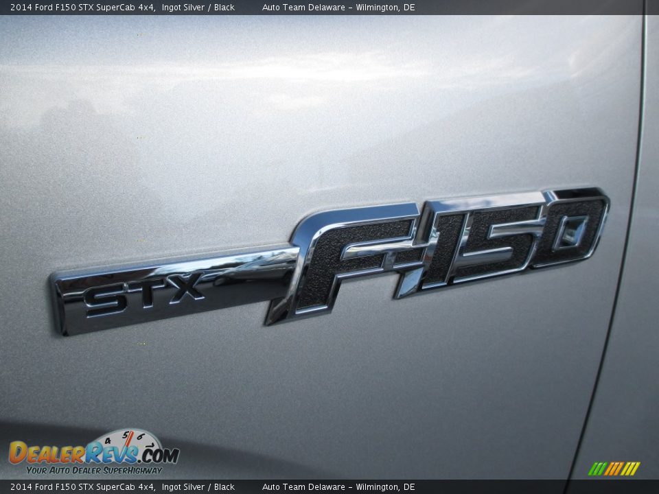 2014 Ford F150 STX SuperCab 4x4 Ingot Silver / Black Photo #35