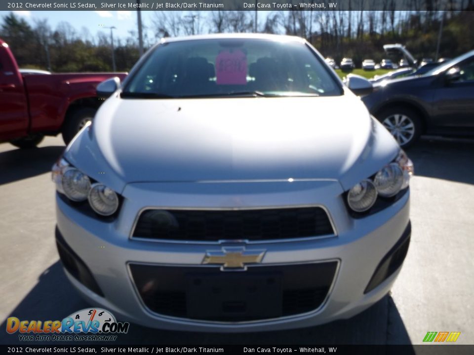 2012 Chevrolet Sonic LS Sedan Silver Ice Metallic / Jet Black/Dark Titanium Photo #2