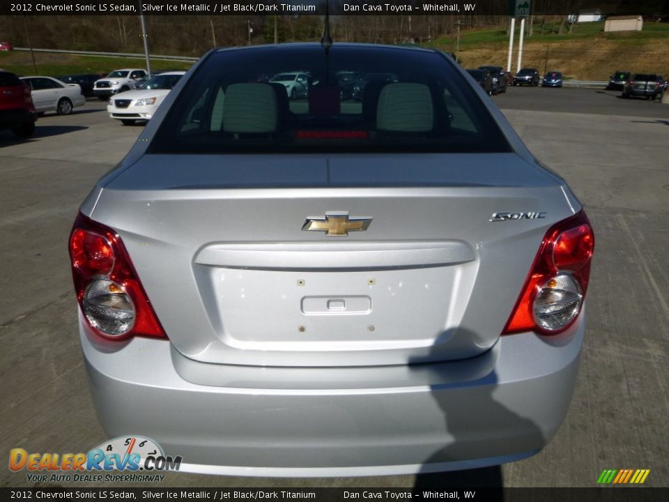 2012 Chevrolet Sonic LS Sedan Silver Ice Metallic / Jet Black/Dark Titanium Photo #5
