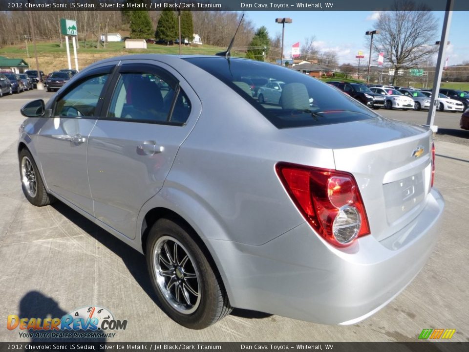 2012 Chevrolet Sonic LS Sedan Silver Ice Metallic / Jet Black/Dark Titanium Photo #6