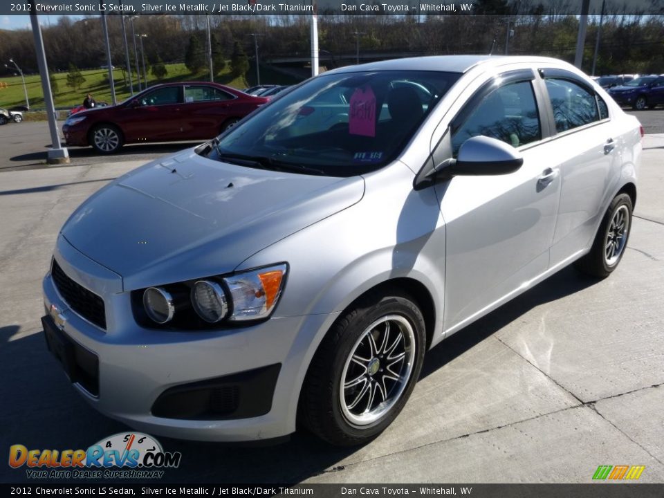 2012 Chevrolet Sonic LS Sedan Silver Ice Metallic / Jet Black/Dark Titanium Photo #8