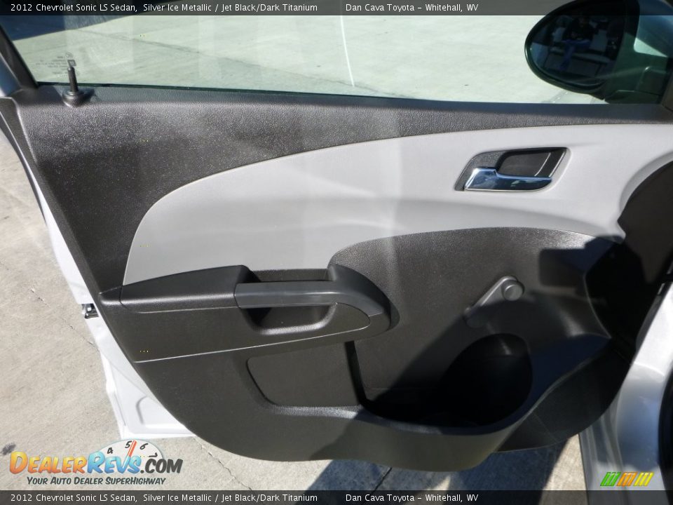 2012 Chevrolet Sonic LS Sedan Silver Ice Metallic / Jet Black/Dark Titanium Photo #10