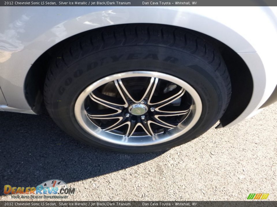 2012 Chevrolet Sonic LS Sedan Silver Ice Metallic / Jet Black/Dark Titanium Photo #17