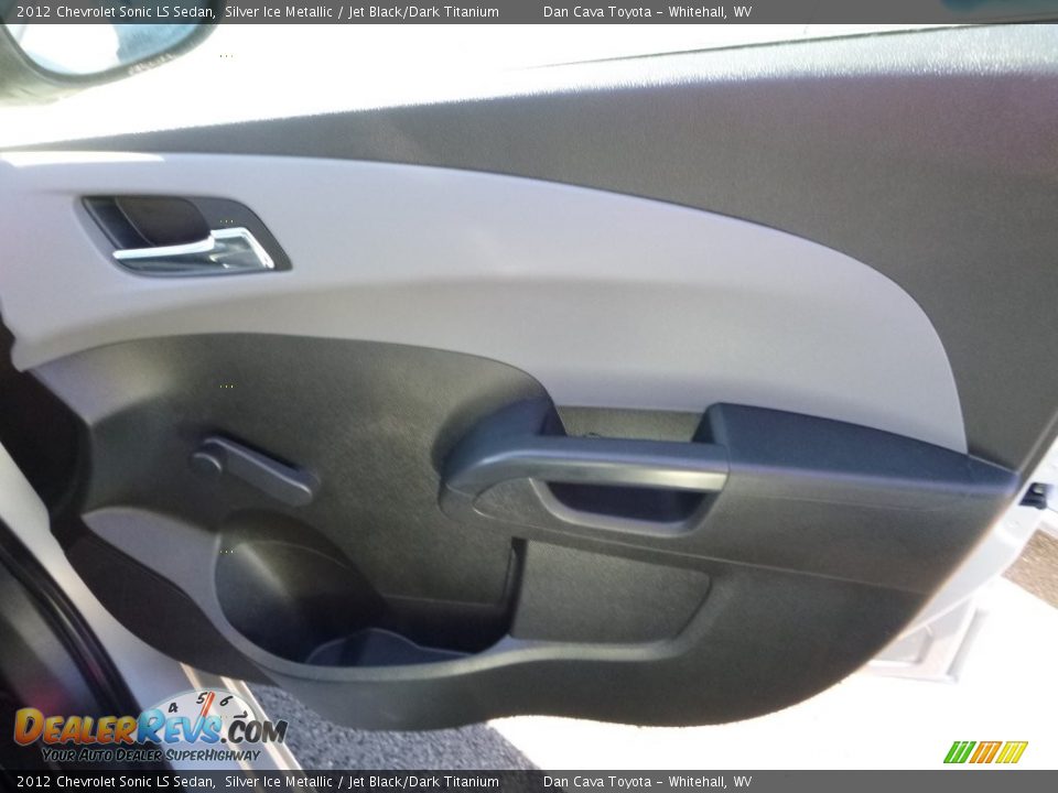 2012 Chevrolet Sonic LS Sedan Silver Ice Metallic / Jet Black/Dark Titanium Photo #20