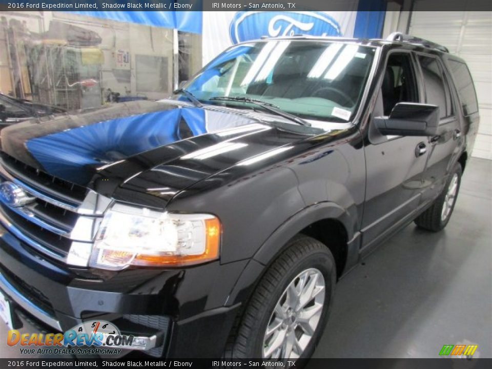 2016 Ford Expedition Limited Shadow Black Metallic / Ebony Photo #3