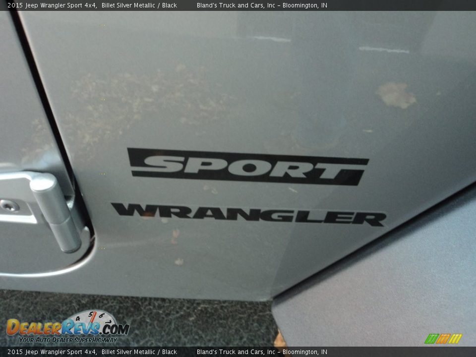 2015 Jeep Wrangler Sport 4x4 Billet Silver Metallic / Black Photo #23