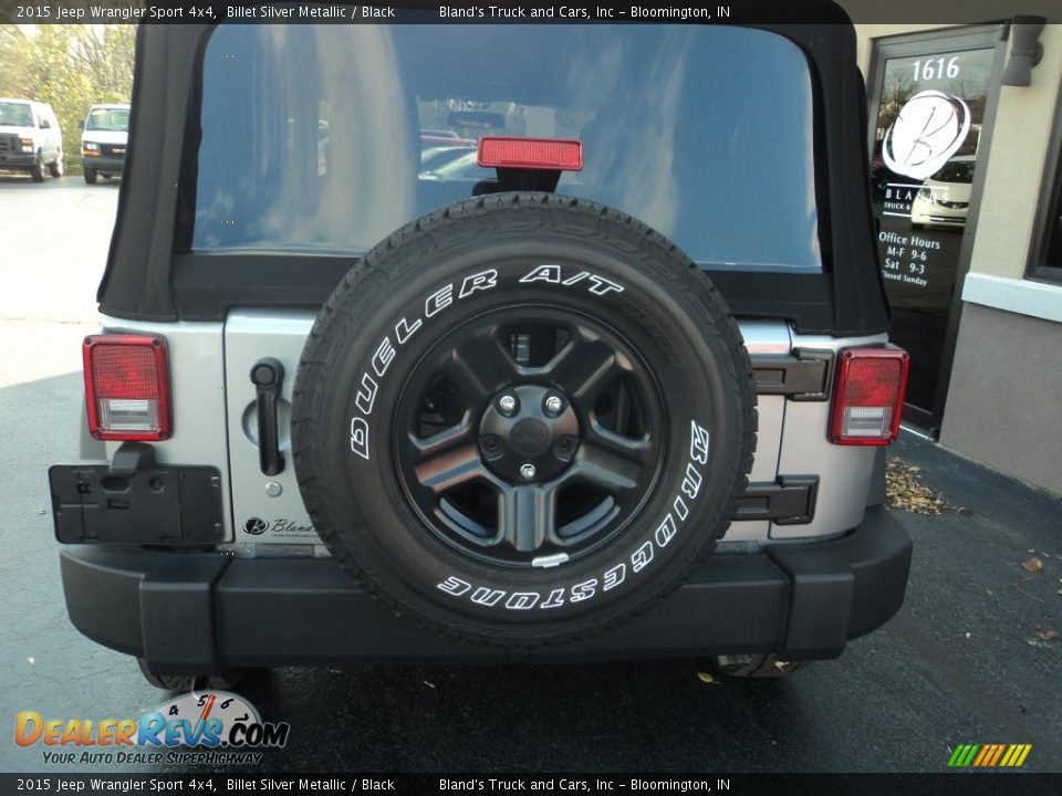 2015 Jeep Wrangler Sport 4x4 Billet Silver Metallic / Black Photo #24