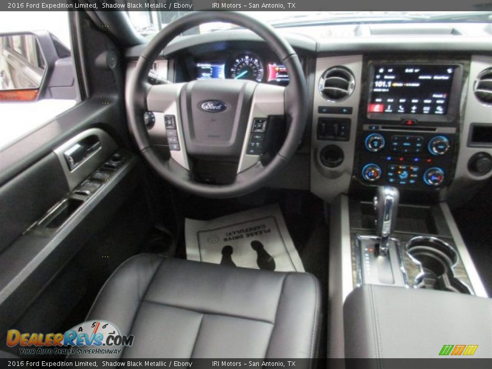2016 Ford Expedition Limited Shadow Black Metallic / Ebony Photo #16