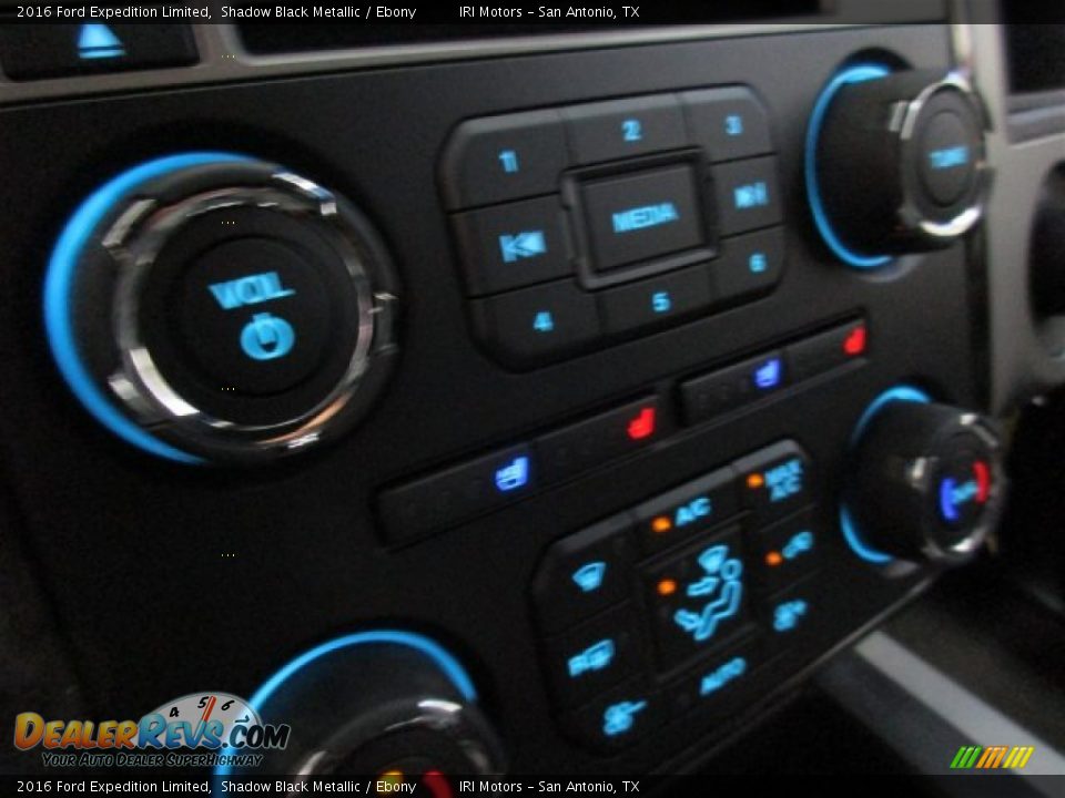 2016 Ford Expedition Limited Shadow Black Metallic / Ebony Photo #24