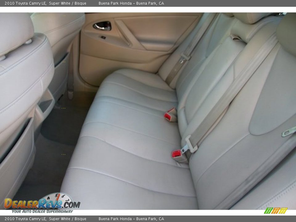 2010 Toyota Camry LE Super White / Bisque Photo #4