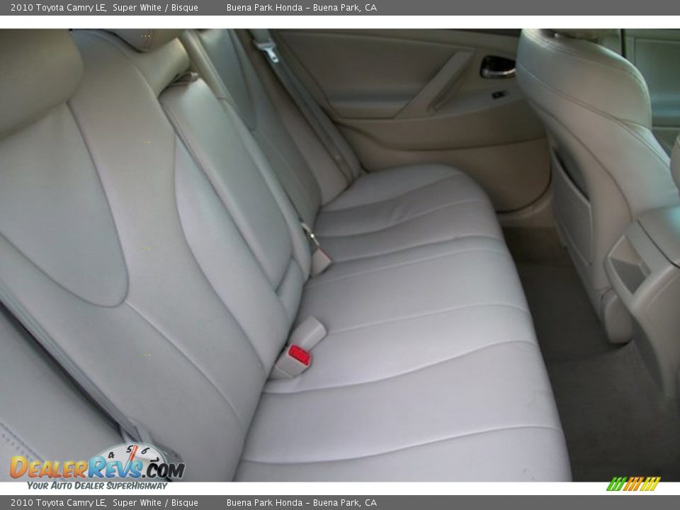 2010 Toyota Camry LE Super White / Bisque Photo #16