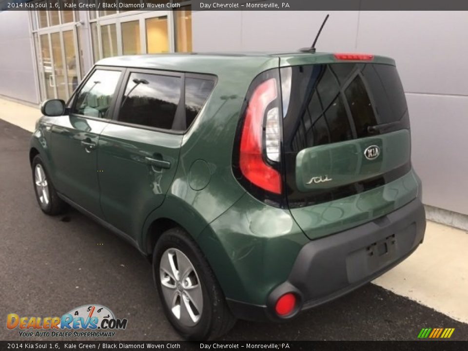 2014 Kia Soul 1.6 Kale Green / Black Diamond Woven Cloth Photo #3