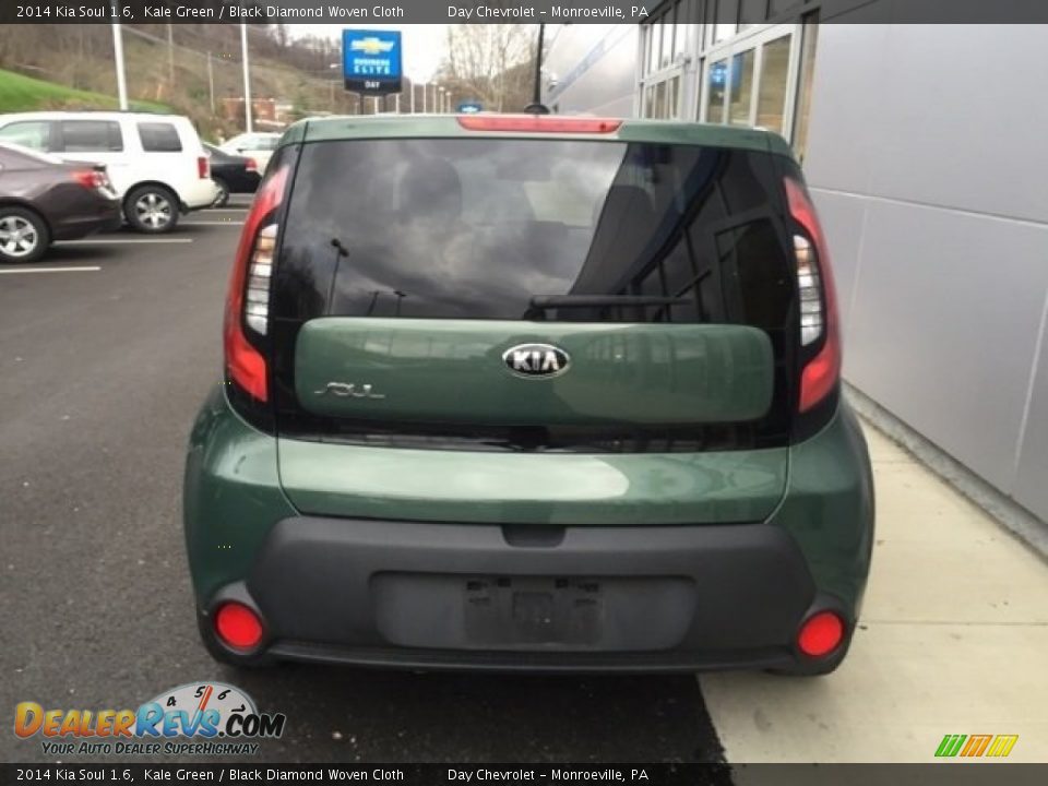 2014 Kia Soul 1.6 Kale Green / Black Diamond Woven Cloth Photo #4