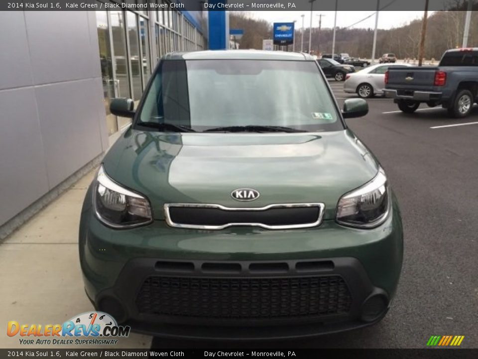 2014 Kia Soul 1.6 Kale Green / Black Diamond Woven Cloth Photo #7
