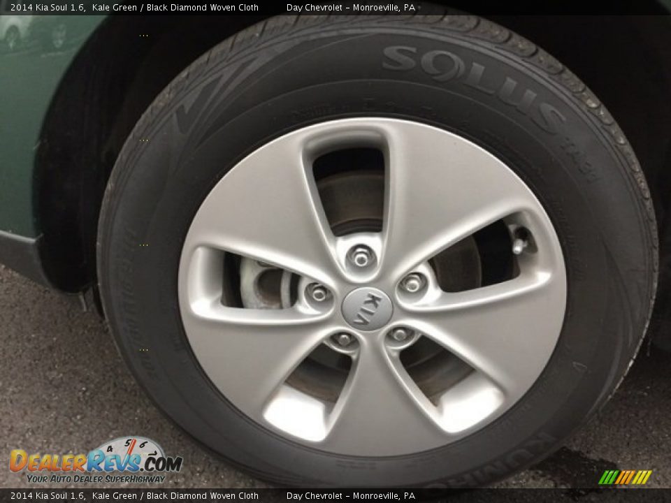 2014 Kia Soul 1.6 Kale Green / Black Diamond Woven Cloth Photo #8