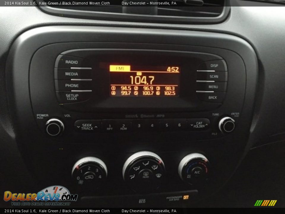 2014 Kia Soul 1.6 Kale Green / Black Diamond Woven Cloth Photo #11