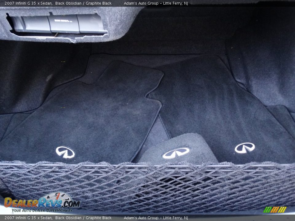 2007 Infiniti G 35 x Sedan Black Obsidian / Graphite Black Photo #28