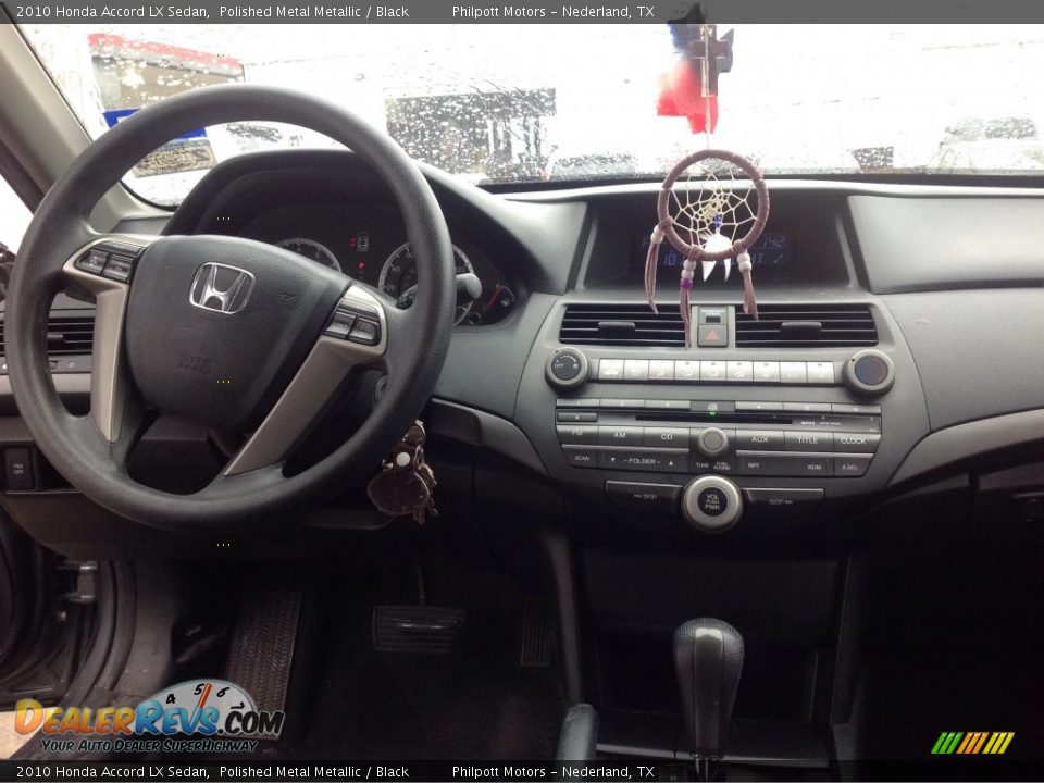 2010 Honda Accord LX Sedan Polished Metal Metallic / Black Photo #8