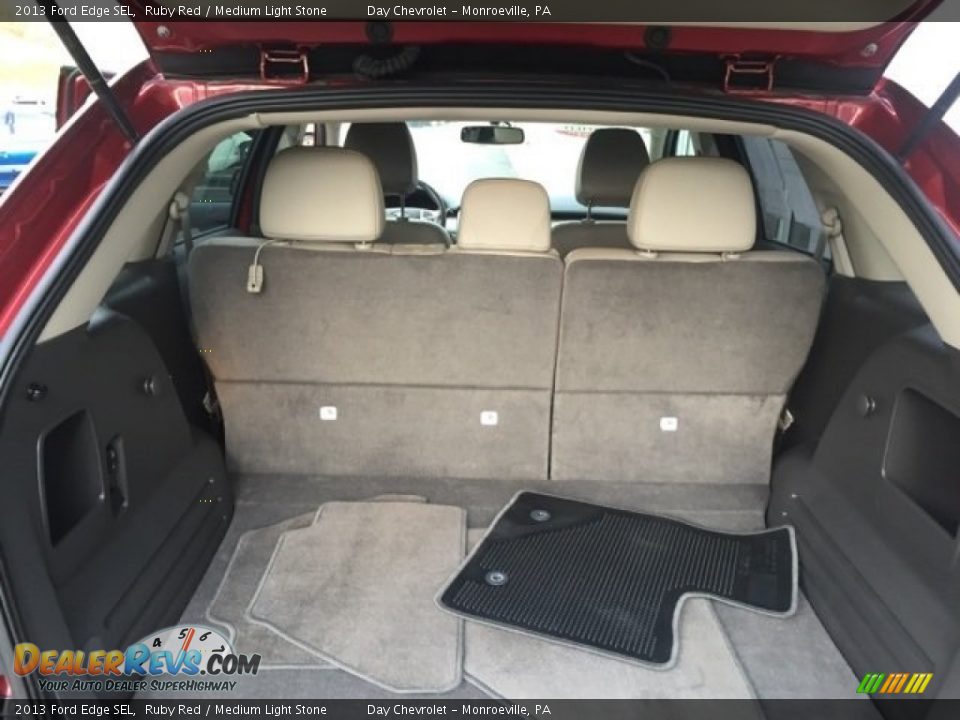 2013 Ford Edge SEL Ruby Red / Medium Light Stone Photo #5