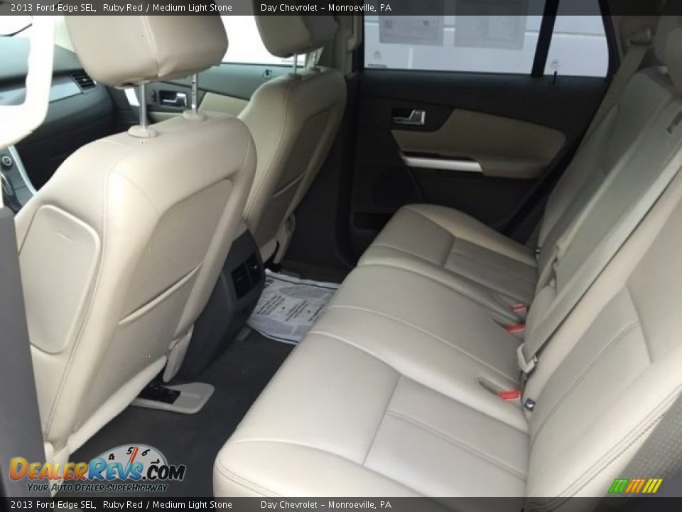 2013 Ford Edge SEL Ruby Red / Medium Light Stone Photo #6