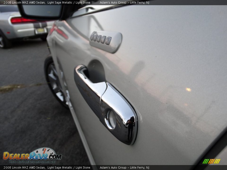 2008 Lincoln MKZ AWD Sedan Light Sage Metallic / Light Stone Photo #6