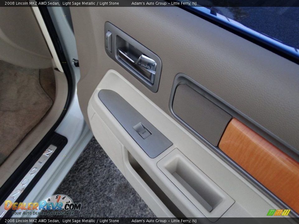 2008 Lincoln MKZ AWD Sedan Light Sage Metallic / Light Stone Photo #23