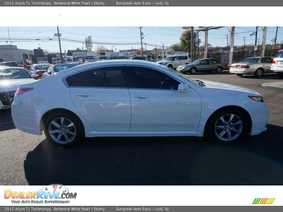 2013 Acura TL Technology Bellanova White Pearl / Ebony Photo #5