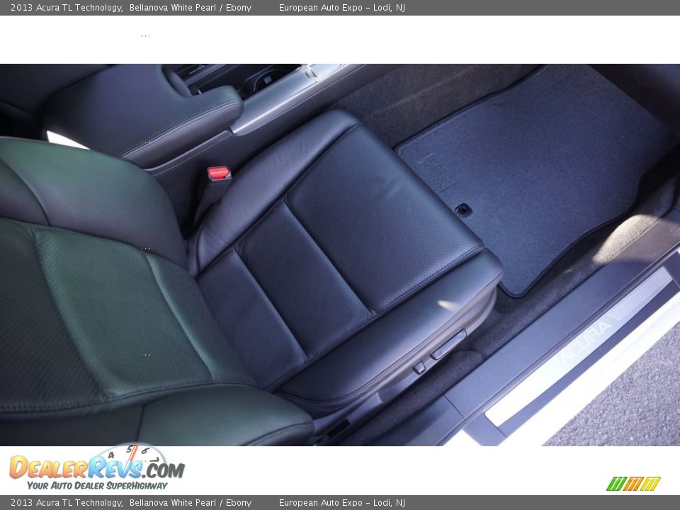 2013 Acura TL Technology Bellanova White Pearl / Ebony Photo #15