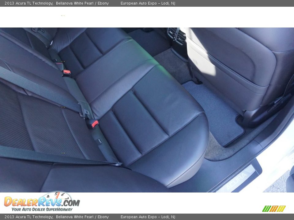 2013 Acura TL Technology Bellanova White Pearl / Ebony Photo #17