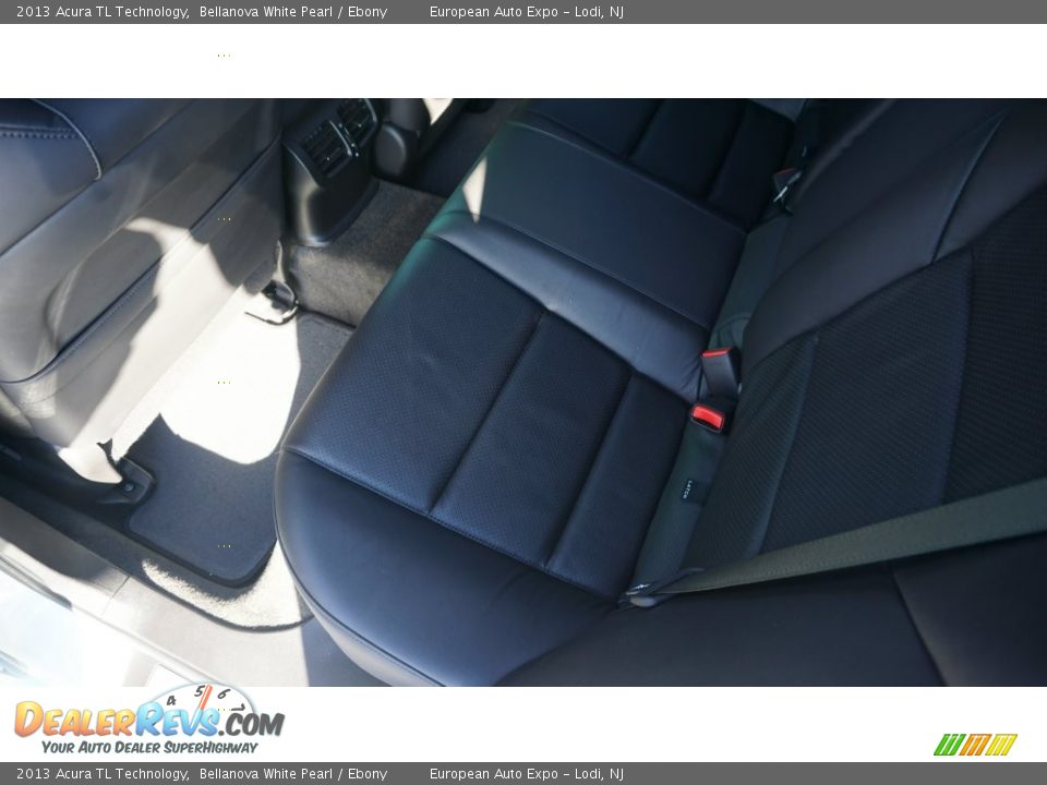 2013 Acura TL Technology Bellanova White Pearl / Ebony Photo #19